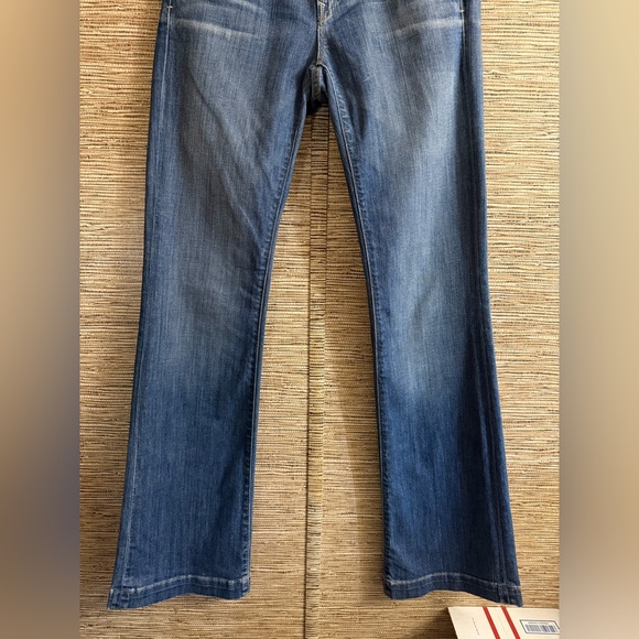 GAP 1969 Long & Lean Jeans Women Size 25 Blue Slim Bootcut Low Rise - Picture 3 of 9